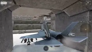 The coolest way to fly out of a secret submarine base