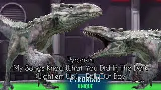 Jurassic World: Alive unique hybrids theme songs