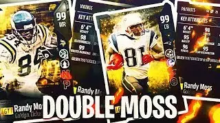 OMG DOUBLE RANDY MOSS GOLDEN TICKETS - CORNERBACK AND WIDE RECEIVER RANDY MOSS GOLDEN TICKETS