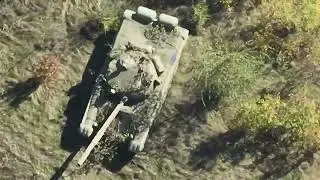 Russia Deploys Realistic Inflatable Decoy T-72 Tanks in Donetsk -- With Some Telltale Flaws