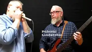 Chicken Shack Blues - Pat & Hawk plays harmonica and bass guitar