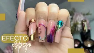 Uñas con EFECTO ESPEJO Difuminado | TUTORIAL