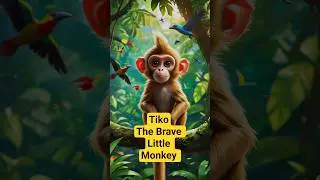 The Brave Little Monkey | English Moral Story | Kids Story