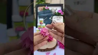 Diy viral flower earrings || very cute floral earrings hack