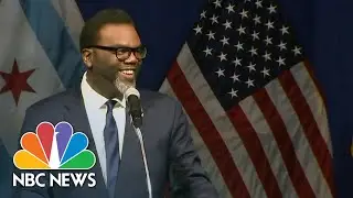 Johnson celebrates win in Chicago mayoral race