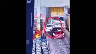 toll Accident record cctv camera shots video .