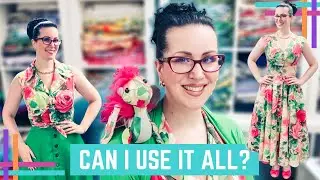 My Attempt At A Zero Waste Project :: The Perfect Use For Your Precious Fabric? :: Can I Use It All?