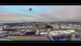 Drone formation and 5s bashing//FPV BANDO