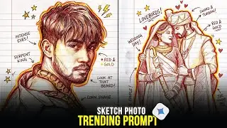 Gemini AI से Viral Photo Editing कैसे करें | Trending Prompts + New Sketch Photo Editing 