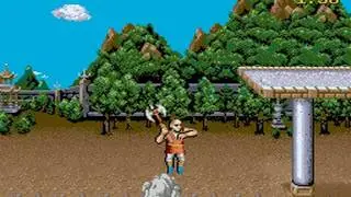 Tiger Road (Capcom 1987)  Attract Mode 60fps