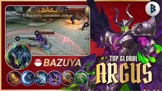 BEST BUILD ARGUS 2021 - Top Global Argus Best Build - BAZUYA - Mobile Legends