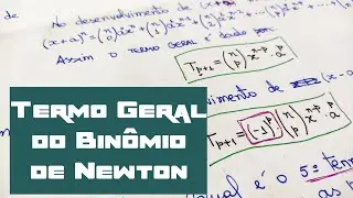 Termo Geral do Binômio de Newton | Prof Thales | Sala dos Números