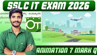 SSLC IT Animation Open Toons | Kite Model Question | 10th ICT Chapter 8 Let's give life to Pictures