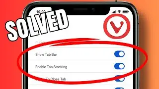 How to turn on tab stacking in Vivaldi