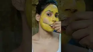 Skin Brightening Besan face pack 😱#skincare #diy #glowingskin#homemade  #shortsfeed#ashortaday
