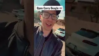 Open Carry Desert Eagle .50 🦅 - Normalize the 2A 🇺🇸 #subscribe