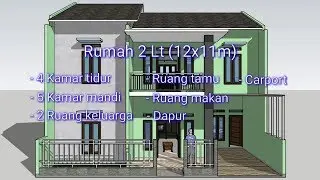 Rumah 12x11 meter