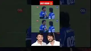 Sudeep and darshan two best friends#sudeep #darshan #friends #shorts #bigbosskannada11 #ccl