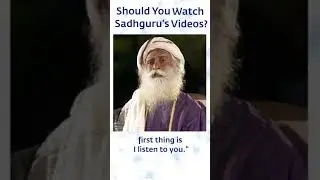 Should You Watch Sadhgurus Videos  Sadhguru #shorts #sadhguru EternalEchoes 1080p