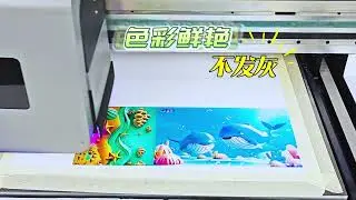 Rubber uv printer machine