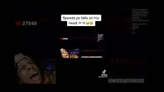 Speeds PC falls on his head