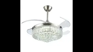 LB08  Crystal Ceiling Fan Light