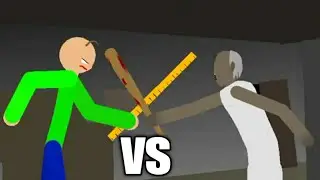 baldi basics vs granny ) stick nodes