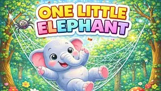 🐘 One Little Elephant - Counting 1 to 10 | Numbers Song for Kids & Toddlers