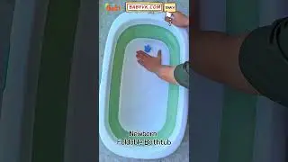 Wish Space Saving Baby Tub? Newborn Foldable Bathtub! #BabyCare