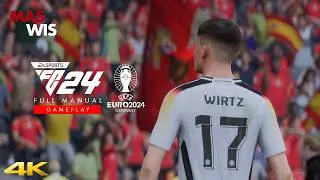 Spain vs Germany | EURO 2024 Quarter Final | EA FC 24 | AnthJames // eSIM // FIFER // Reshade