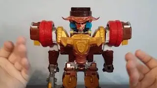 Power rangers ninja steel bullrider megazord (Japan bison king shuriken sentai ninniger) part 1/2