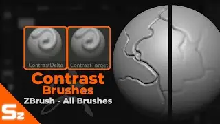 Contrast Delta / Contrast Target Brushes: ZBrush All Brushes