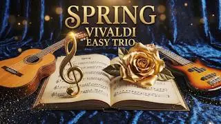 ​A. Vivaldi: Spring (The Four Seasons) - Easy Sheet Music for Ukulele, Classical Guitar & Bass