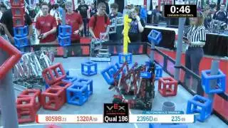 2015 VRC Engr Q186 - 8059B 1320A vs 2396D 235 - 67 to 68 - VEX Worlds 2015 - Engineering Division