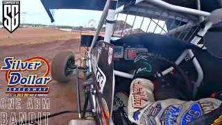 The One Arm Bandit | Shane Golobic Onboard Silver Dollar Speedway Fair Race A Main