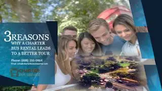 3 Reasons Why a Charter Bus Rental Leads to a Better Tour