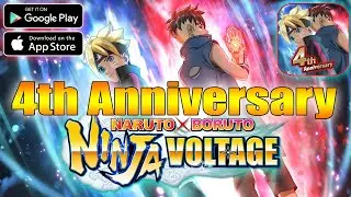 4 ГОДА ИГРЕ! 🔥4h Anniversary ► Naruto x Boruto Ninja Voltage 🔥 3 РАУНД!