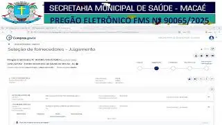 PREG&Atilde;O ELETR&Ocirc;NICO FMS N.&ordm; 90065/2025
