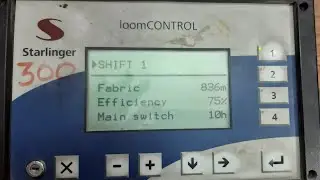 starlinger loom controller font visibility setting