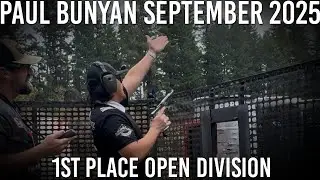 Paul Bunyan Monthly USPSA Sept 2025 - Open Division 1st Place