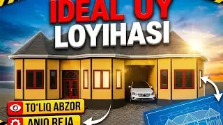 Zamonaviy uy loyihasi | To&lsquo;liq reja va chizma abzor #duet #home #house #quotes #diy #housedesign 