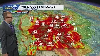 Strong wind for Friday with some areas to see snowfall