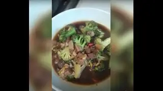 Spicy pork broccoli in oyster sauce #31 bhe kitchen
