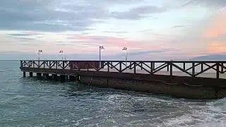 Evening Walk in the Center &mdash; Sea at Sunset | Paralia Katerini, Greece (Jan 27, 2026)
