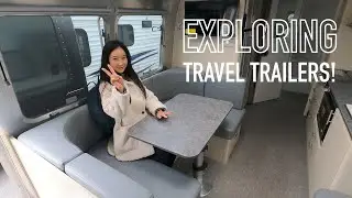Exploring Under 30 feet Travel Trailers! Airstream, No Bo, Black Series, Terra Rover, Taxa Cricket!