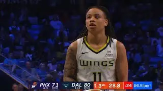 JJ Quinerly Highlights - Dallas Wings vs Phoenix Mercury (July 3, 2025)