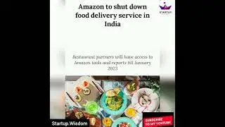Amazon to shut food-delivery😲 business in India #amazon #fooddelivery #ytshorts #viralshorts #wisdom