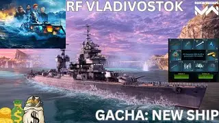 NEW  GACHA SHIP  RF VLADIVOSTOK  REVIEW 😍#modernwarships #gaming #cruiser #newship #gachaship #mw