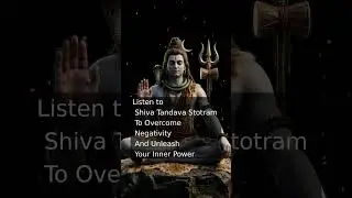 Destroy Negativity 🛡️ Shiva Tandava Stotram in English