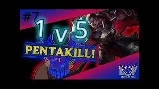 1v5 Pentakill Montage 2016 #7 (ft. Darius, Draven, Rumble, Yasuo, Riven ) | League of Legends #1v5